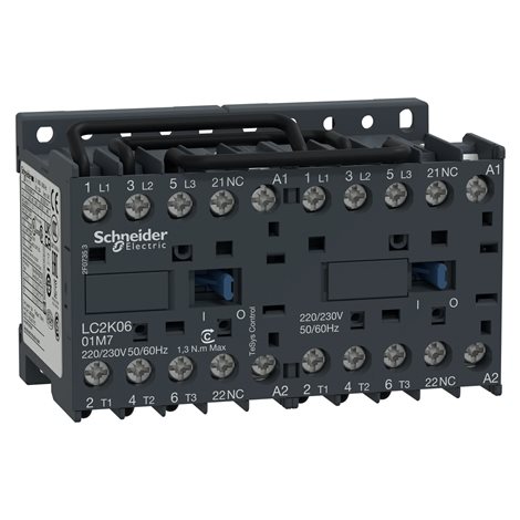 LC2K0601M7 Reverz. miniStykač 6A 1