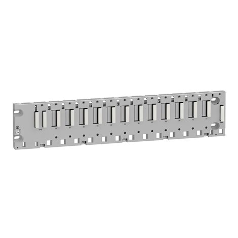 BMXXBP1200 Backplane 12 pozic podporující X-Bus (PV02) pro M340, X80, M580