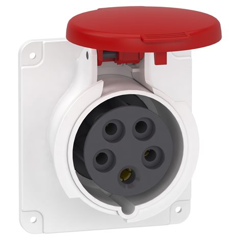 PKY16G435 Pratika průmyslová zásuvka-přímá-16 A-3P+N+E-380..415 V AC-IP 44-panel