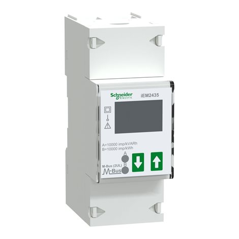 A9MEM2435 Modulární jednofázový elektroměr iEM2435, 230V, 100A, s komunikací M-bus, MID