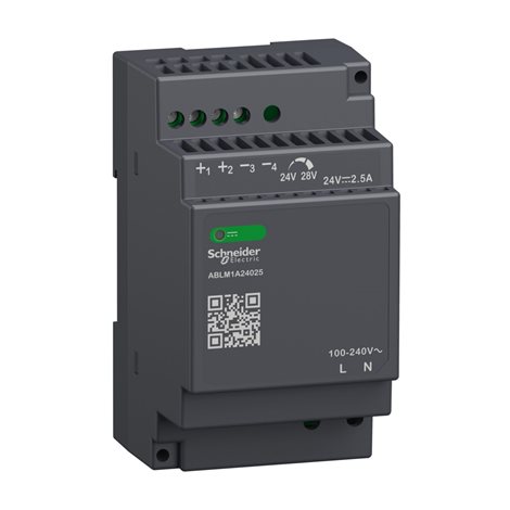 ABLM1A24025 Napájecí zdroj-Modulární řada Modicon, 24V, 2.5A