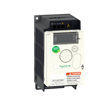ATV12P075M2 Frekvenční měnič 750 W, 4,2 A, napájení