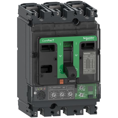 C16F34V160 NSX160F 36kA AC 3P3D 160A 4.2