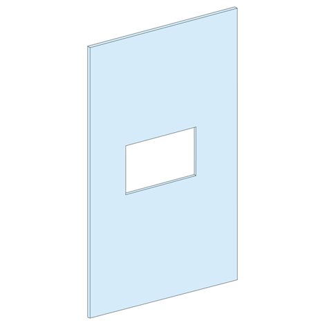 LVS03283 Čelní panel pro vertikální NSX630 pevný s otoč. rukojetí, Š 300