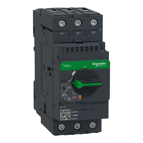 GV3P73 Motorový jistič termo-magnetický 62-73A