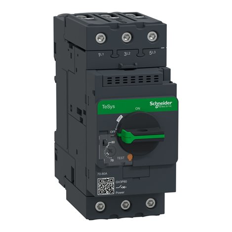 GV3P80 Motorový jistič termo-magnetický 70-80A