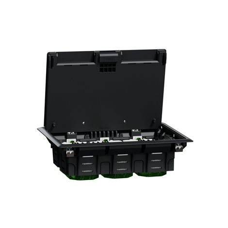 INS52122 Unica System+ - Podlahová krabice L plastová 6 modulů 45x45