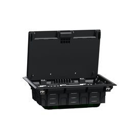 INS52124 Unica System+ - Podlahová krabice L plastová 8 modulů 45x45