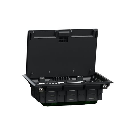 INS52124 Unica System+ - Podlahová krabice L plastová 8 modulů 45x45