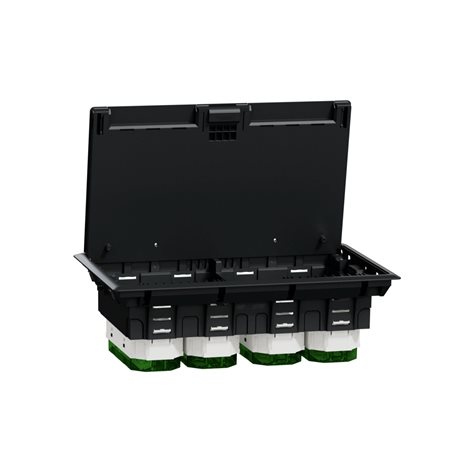INS52126 Unica System+ - Podlahová krabice XL plastová 12 modulů 45x45