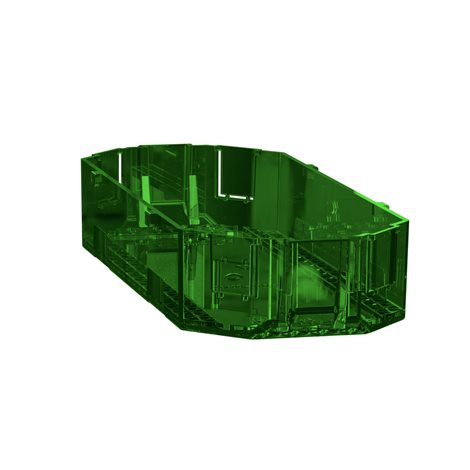 INS52155 Unica System+ - Montážní krabice pro 3 moduly Unica 45x45, (sada 10ks)