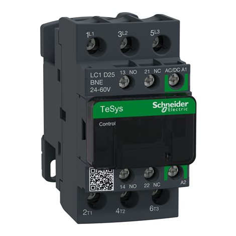 LC1D25BNE TeSys D Green 3P 25A 24 - 60V AC/DC