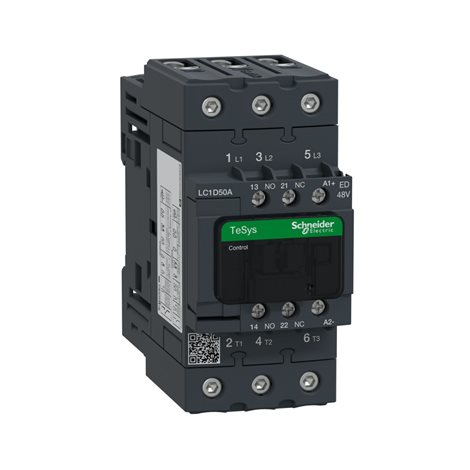 LC1D50AED 3P Everlink stykač AC3 440V 50A cívka 48V DC