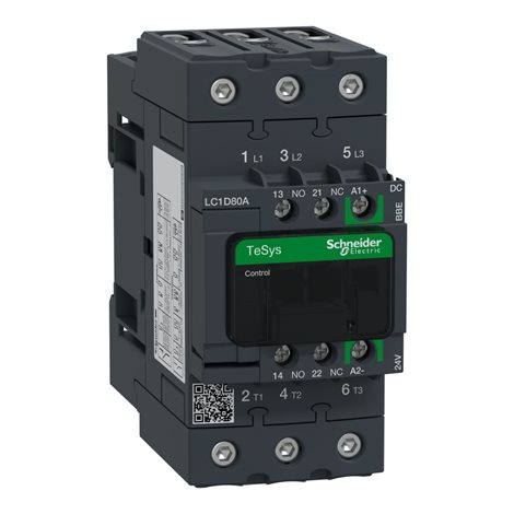 LC1D80ABBE Stykač Green 80A AC-3 3P 24V DC