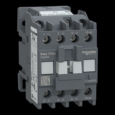 LC1E0910P7 Stykač EasyPact TVS, 3P, AC-3, 9A, 230V AC cívka, 50/60Hz, 1Z