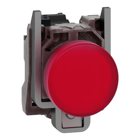 XB4BVG4 Signálka s LED, 110...120V, rudá