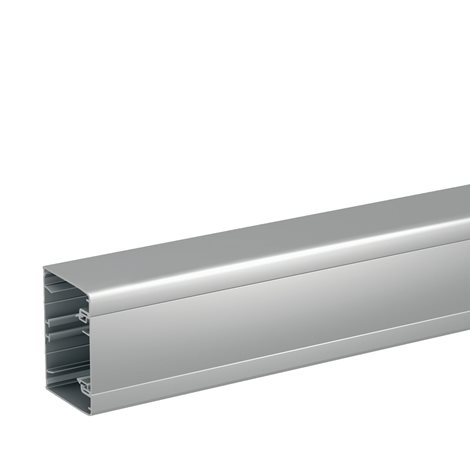 ISM10150 Inst. trunking, 1-comp. 75x55 alu L 1x2m, parapetní kanál+přední víko