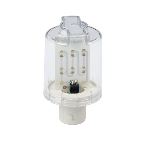 DL2EDB4SB LED DIODA BA15D, 24 V, rudá