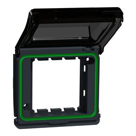 MUR35110 Kryt krabice s víkem pro přístroje Nová Unica, modul 45 IP55 antracit