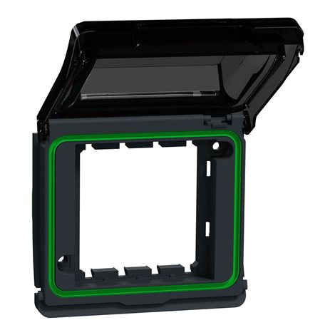 MUR35110 Kryt krabice s víkem pro přístroje Nová Unica, modul 45 IP55 antracit