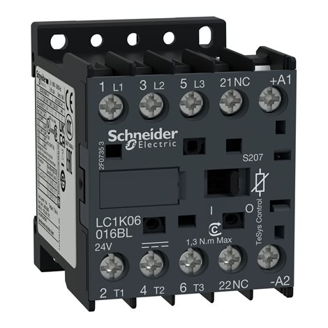 LC1K06016BLS207 Ministykač TESYS K 3P 6A cívka 24V DC