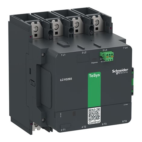 LC1G3304KUEN Stykač 330A 4P 100-250V AC/DC standard