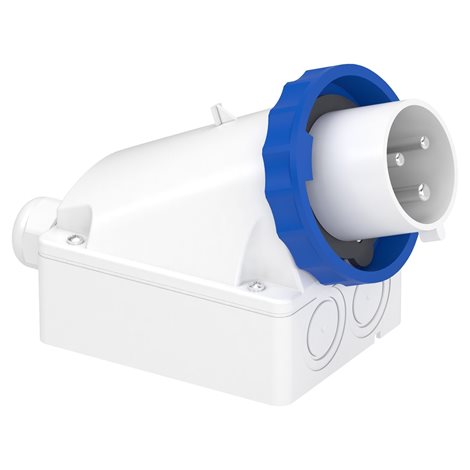 83566 Přívodka nást. 32A 2P+PE 230V IP67