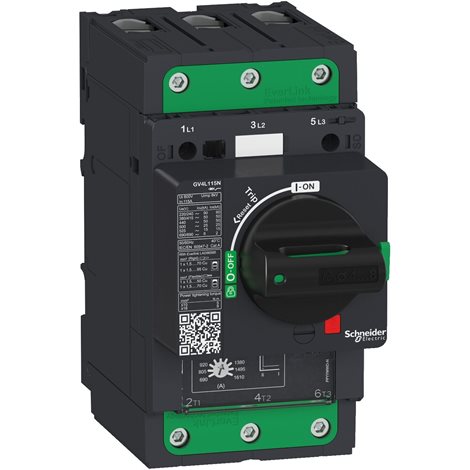 GV4L115B Motorový jistič  magnetická sp. 115A 25kA Elink