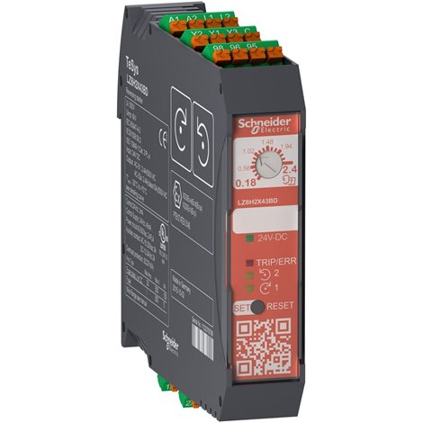 LZ8H6X53BD Hybridní spouštěč reverzační STO 1,5…6,5A pružiny 24VDC