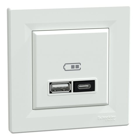 EPH2700521 Rychlonabíječka, Sedna D/E, dvojitá USB A+C 21W, bílá
