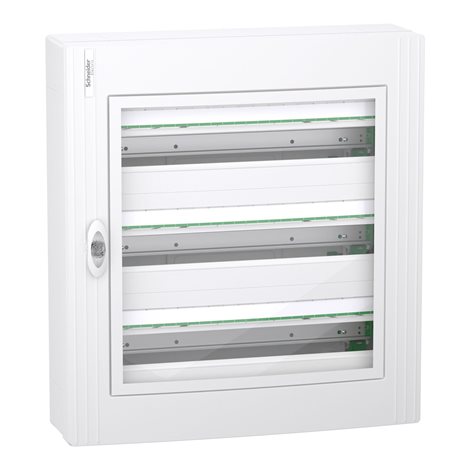 LVSXR324 PrismaSet XS Nástěnná plastová rozvodnice 72 modulů (3x24) průhledné dveře