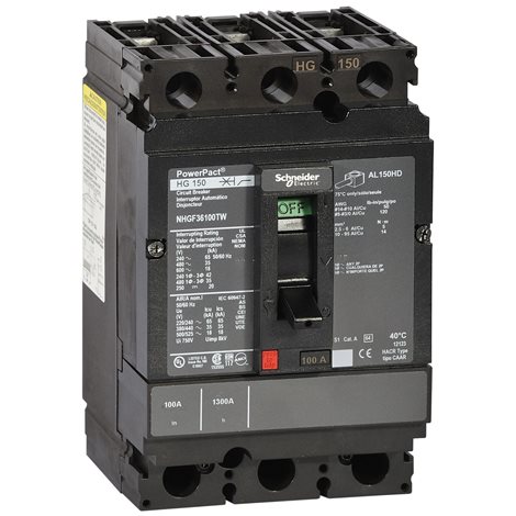 NHGF36060TW Jistič PowerPact HG 60A 3P
