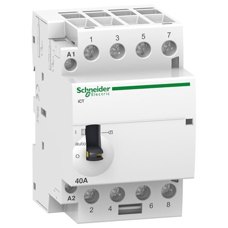 A9C21844 Stykač iCT 40A 4ZAP  220/240V AC 50Hz M.O.