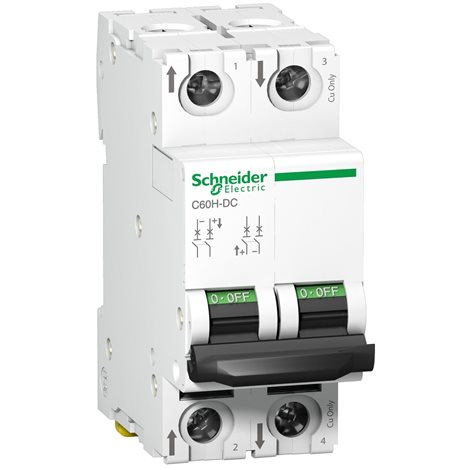 A9N61534 Jistič C60H-DC 2P 30A C 500V DC