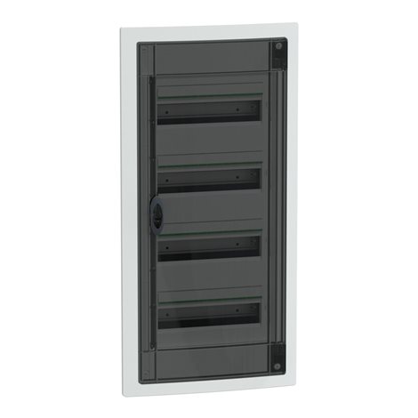 LVSXP413 PrismaSet XS Zapuštěná plastová rozvodnice 52 modulů (4x13) kouřové dveře