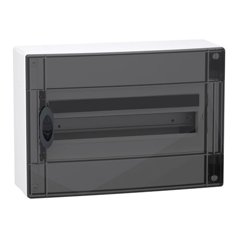 LVSXR118 PrismaSet XS Nástěnná plastová rozvodnice 18 modulů (1x18) kouřové dveře