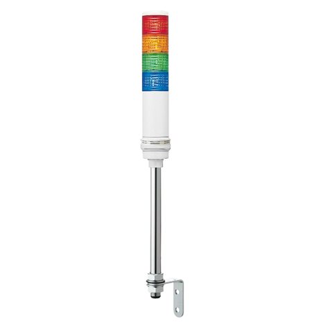 XVC6B45S Smontovaný signální sloup,60 mm,LED,24V,Bzučák,Blikající,Ru-Oranž-Ze-Mo