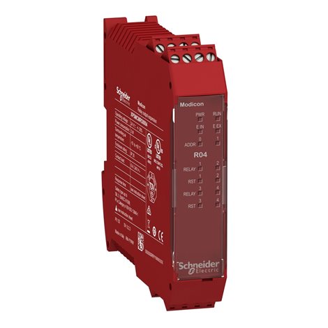 XPSMCMRO0004 Bezpečnostní rozšiřující modul, 4 reléov