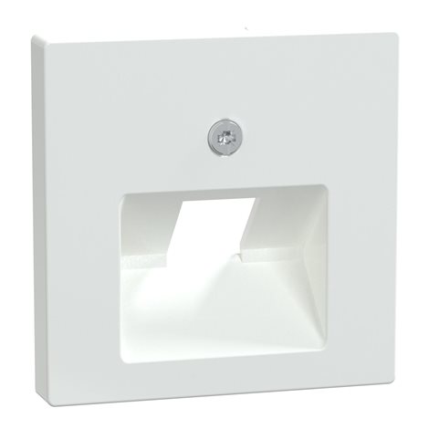 296225 Centrální deska, Merten System M, pro mechanizmus RJ45, jednoduchá, active white