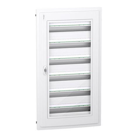 LVSXP624 PrismaSet XS Zapuštěná plastová rozvodnice 144 modulů (6x24) průhledné dveře
