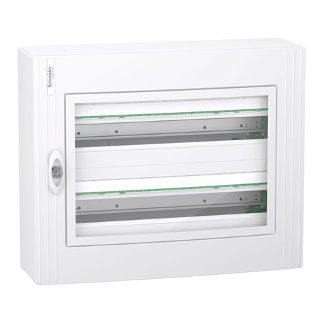 LVSXR224 PrismaSet XS Nástěnná plastová rozvodnice 48 modulů (2x24) průhledné dveře