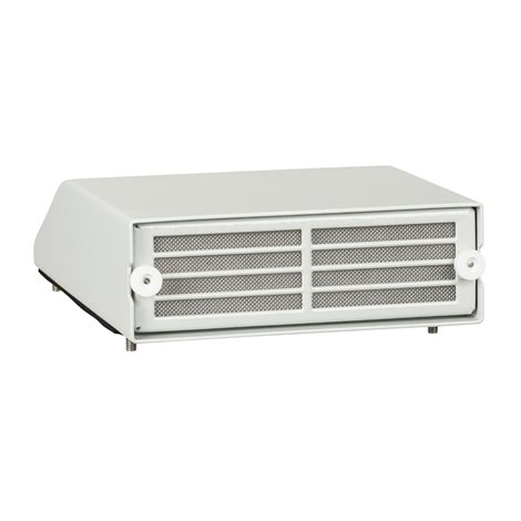 NSYCAP223LZF Kit IP 55, Alu-Zn RAL 7035, 268 x 248 mm