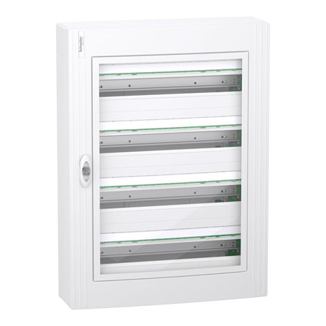 LVSXR424 PrismaSet XS Nástěnná plastová rozvodnice 96 modulů (4x24) průhledné dveře