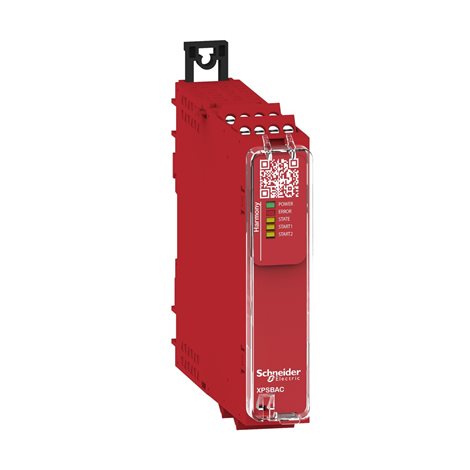 XPSBAC14AP Bezpečnostní modul Preventa pro nouzové zastavení, 24 V ACDC, žádný výstup, šroub. svorky