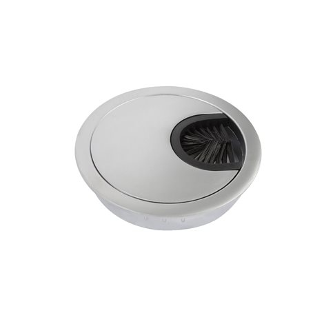 INS61213 Unica System+ - Kabelová průchodka 60mm kovová, Aluminium
