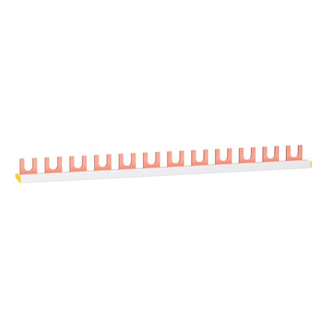 R9XFH112 Hřebenová sběrnice, Resi9, 1L, rozteč 18 mm, 12 modulů, 63 A, vodorovná