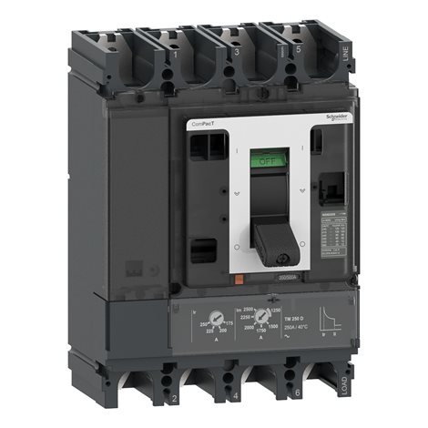 C40F4TM320D1 NSX400F 36kA DCPV 4P 320A TMD