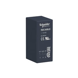 RSB2A080JD Relé pro rozhraní 2P/ 8 A, 12 V DC