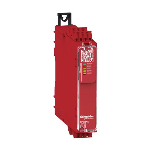 XPSBAC34AC Bezpečnostní modul Preventa pro nouzové zastavení, 48-240 V AC, žádný výstup, pružinové s