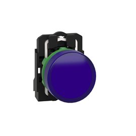 XB5AVM6 Signálka s LED, 230-240V modrá